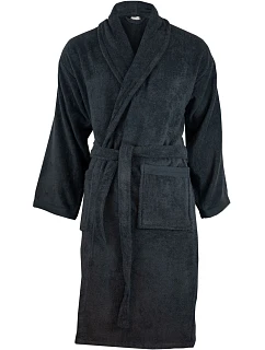The One Towelling Organic Bathrobe Župan z organickej bavlny 48.1084 antracit