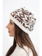 Dámská zimní vlněná čepice s ozdobnými krystalky K399 černá Dámská zimní vlněná čepice s ozdobnými krystalky K399 černá