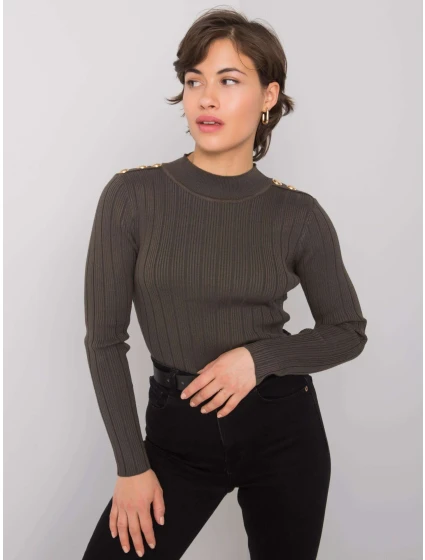 Sweter EM SW model 18502739 ciemny khaki - FPrice