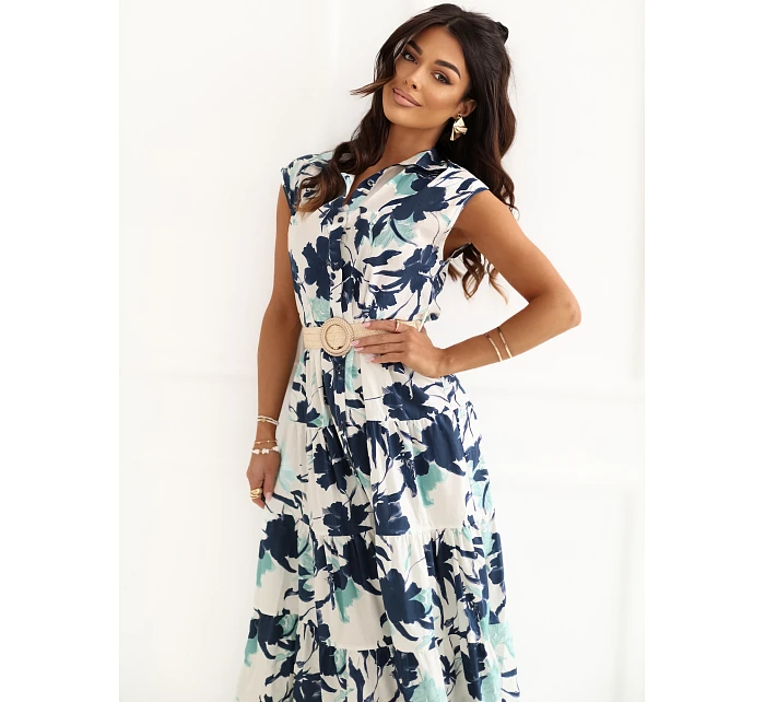 Šaty IR SK LD2568 2.91 tmavomodrá