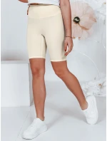 Dámske krémové šortky LOVIFIT FashionStreet SY0429 Dámske krémové šortky LOVIFIT FashionStreet SY0429