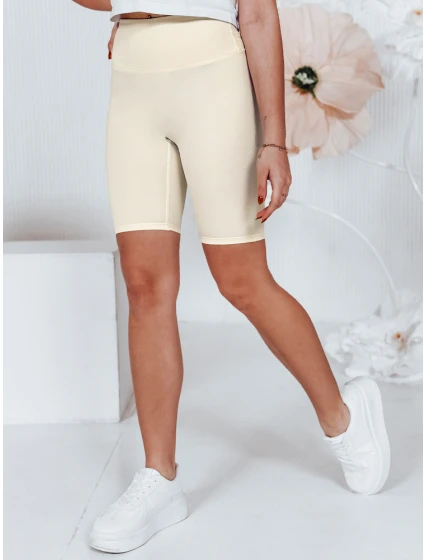 Dámske krémové šortky LOVIFIT FashionStreet SY0429 Dámske krémové šortky LOVIFIT FashionStreet SY0429