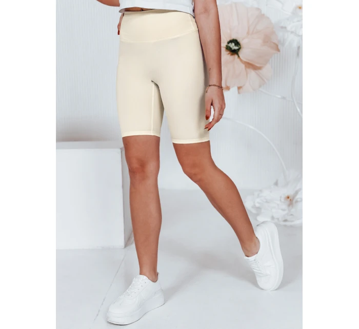 Dámske krémové šortky LOVIFIT FashionStreet SY0429 Dámske krémové šortky LOVIFIT FashionStreet SY0429