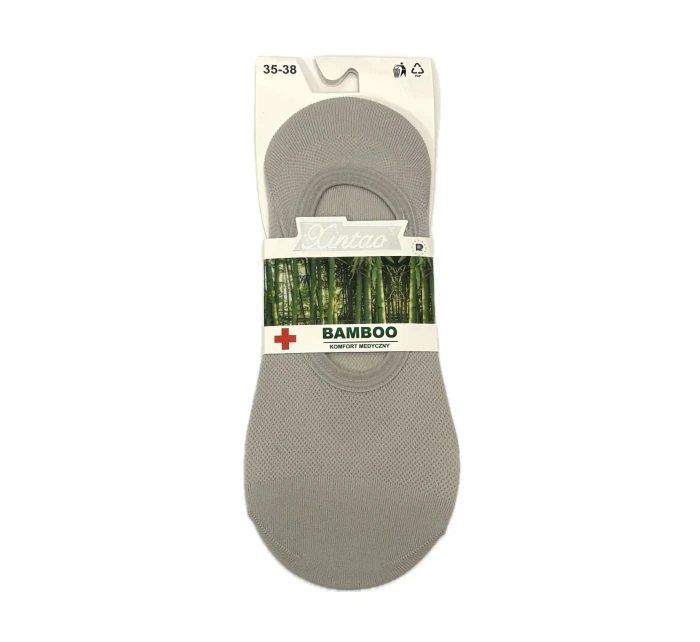 Hladké dámské ponožky baleríny Bamboo model 20864024 3542 - WiK