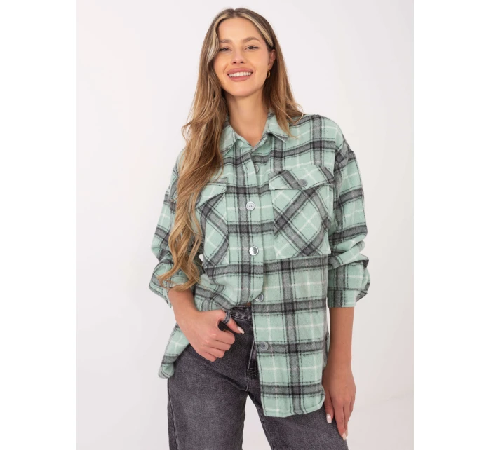 Košeľa DN KS 3967.92 mint