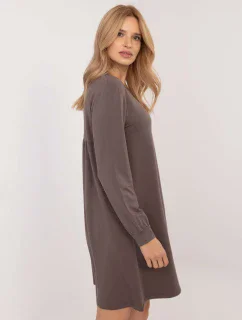 Sukienka RV SK A model 20609067 ciemny brązowy - FPrice