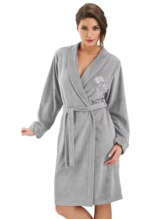Dámský župan model 20777016 Hannah šedý - Dorota