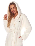 Dámsky župan 2204 Brandi cream - L&L Dámsky župan 2204 Brandi cream - L&L