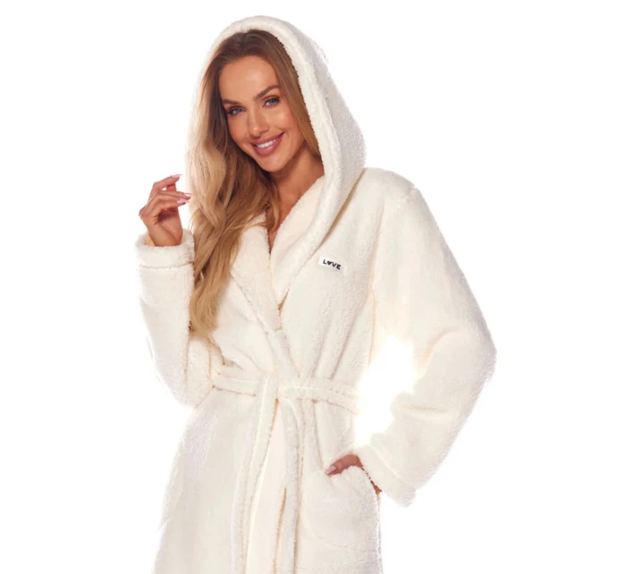 Dámsky župan 2204 Brandi cream - L&L Dámsky župan 2204 Brandi cream - L&L