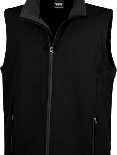 R Pánská 2vrstvá softshell vesta "Printable" 30. black/black model 22428272 - Result
