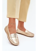 Dámské Eko Kožené Mokasíny Zlaté model 21701539 - Boto