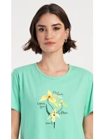 Dámske domáce šaty s krátkymi rukávmi Paula Dámske domáce šaty s krátkymi rukávmi Paula