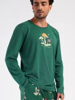 Pánske dlhé pyžamo Toadstools