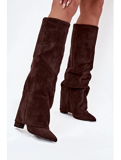 Čižmy na podpätku, model 230965 Step in style