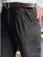Dámské kalhoty chinos s páskem černá Dstreet model 21986440 - FashionStreet