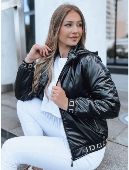 Dámsky bomber BOMBESS black FashionStreet TY4912 Dámsky bomber BOMBESS black FashionStreet TY4912