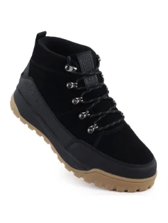 Pánské kožené trapery černé model 21905156 - Big Star