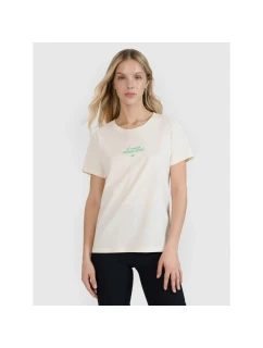 Dámske tričko s potlačou 4F 4FRSS25TTSHF2786-11S