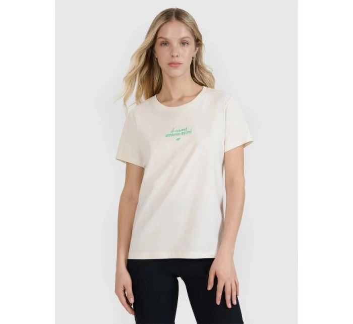 Dámske tričko s potlačou 4F 4FRSS25TTSHF2786-11S