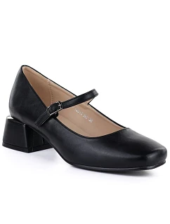 Dámske topánky na klinoch s remienkom čierne Potocki 12815