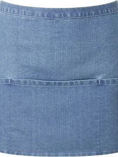 PR 155 Krátká zástěra do pasu s kapsou "Colours" model 22468563 blue denim - Premier