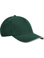 B 5 panelová kšiltovka sandwich EarthAware® 53. bottle green/white model 22411972 - Beechfield B 5 panelová kšiltovka sandwich EarthAware® 53. bottle green/white model 22411972 - Beechfield