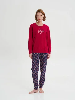 Pyžamo s dlouhými rukávy model 18936862 - Vamp