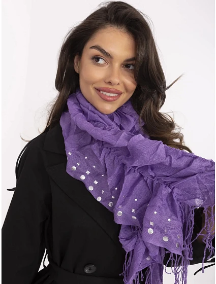 Chustka AT CH S model 21116944 fioletowy - FPrice Chustka AT CH S model 21116944 fioletowy - FPrice