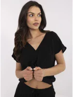 Blúzka D73761M11171B čierna