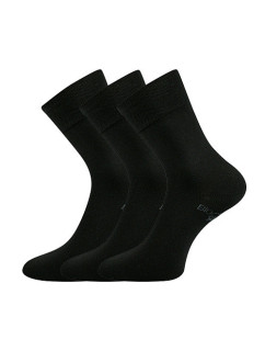 3PACK ponožky Lonka čierne
