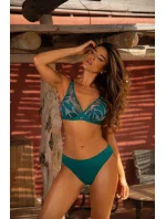 Dámské dvoudílné plavky 1 tm. zelené  model 21129982 - Self