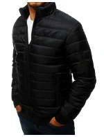 Pánska prechodná prešívaná bunda čierna TX3270 Pánska prechodná prešívaná bunda čierna TX3270