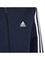 Fleecová mikina adidas Essentials 3-Stripes so zipsom Jr IC0600