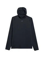 Pánska termo mikina s kapucňou 4F M100 deep black 4FWAW25UBRUM100 20S pánska