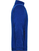 JN Pánská pracovní pletená fleece bunda Solid 02.0 dark royal model 22493657 - Daiber JN Pánská pracovní pletená fleece bunda Solid 02.0 dark royal model 22493657 - Daiber