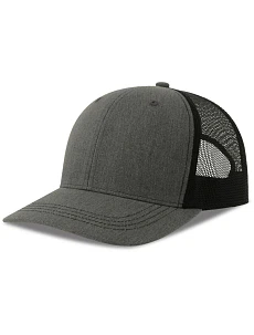 Atlantis Headwear Sonic-S 6-panelová truckerová čiapka 33.0259 sivá melírovaná/čierna