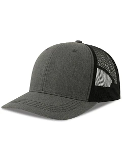 Atlantis Headwear Sonic-S 6-panelová truckerová čiapka 33.0259 sivá melírovaná/čierna