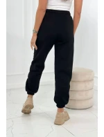 Bavlnené nohavice Amour čierny Bavlnené nohavice Amour čierny