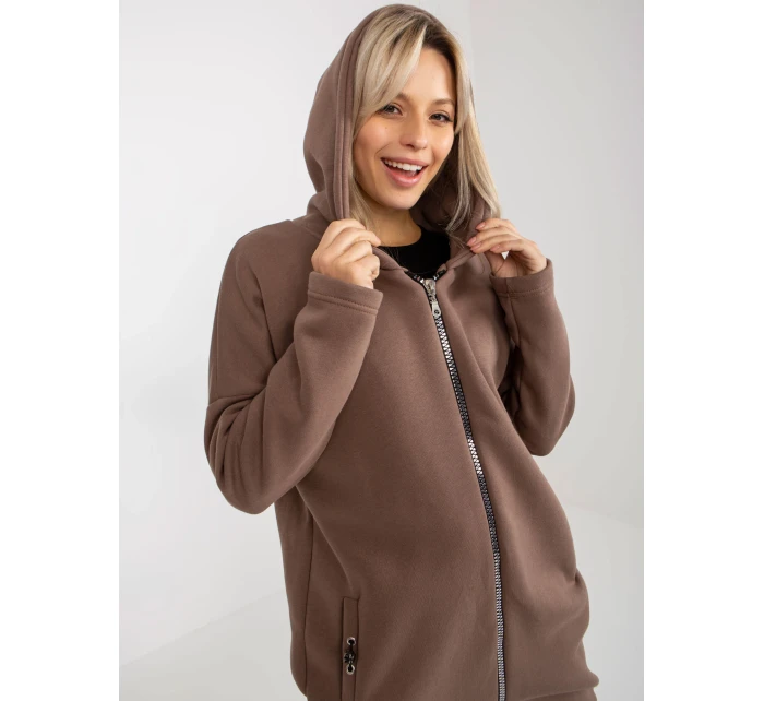 Mikina RV BL 4858 1.99P hnědá