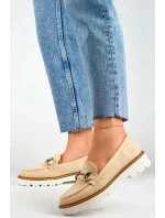 Dámske mokasíny GQ97 Beige - Lady Glory