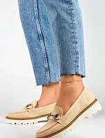 Dámske mokasíny GQ97 Beige - Lady Glory