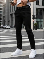 Pánské džíny slim fit UX4482 černé - FashionStreet