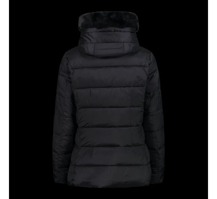 CMP dámska zimná bunda s kapucňou športová zateplená čierna (34K0036F/U901)