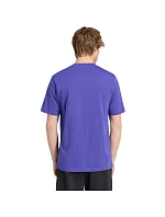 Pánské tričko Essentials Small Logo Single Jersey fialové model 22348373 - ADIDAS