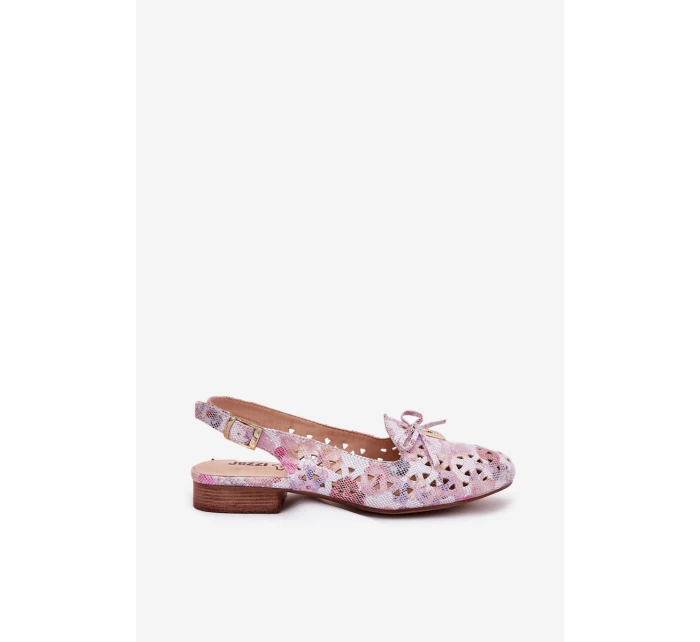Ażurowe Baleriny Z Odkrytą Piętą Multikolor Navinnia Ażurowe Baleriny Z Odkrytą Piętą Multikolor Navinnia