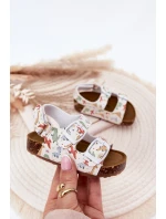 Dětské sandály na korkové podrážce s přezkami model 21701031 - Boto Dětské sandály na korkové podrážce s přezkami model 21701031 - Boto