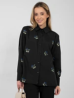 Košeľa LK KS 510154.90 čierna