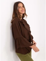 MI košeľa KS 32330.05P hnedá