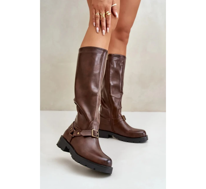 Dámske topánky CLS-330 Dark Brown - SEASTAR