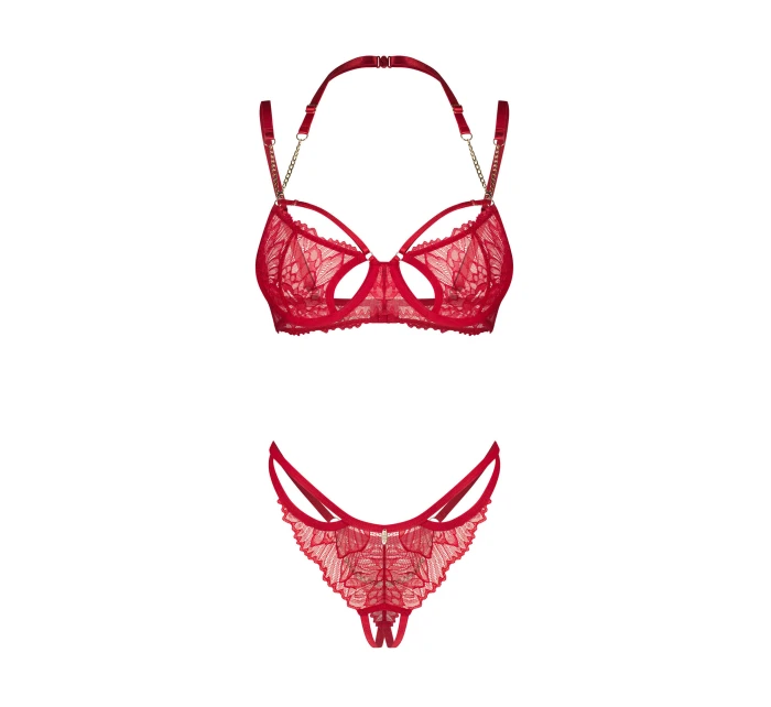 Dámsky zvodný set Matildea red - Obsessive
